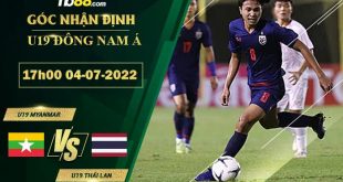 Tỷ lệ kèo U19 Myanmar vs U19 Thái Lan