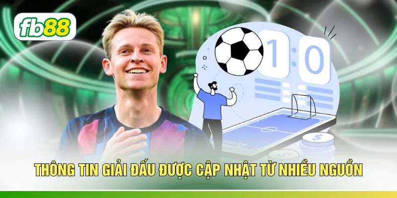 Thông tin giải đấu được cập nhật từ nhiều nguồn