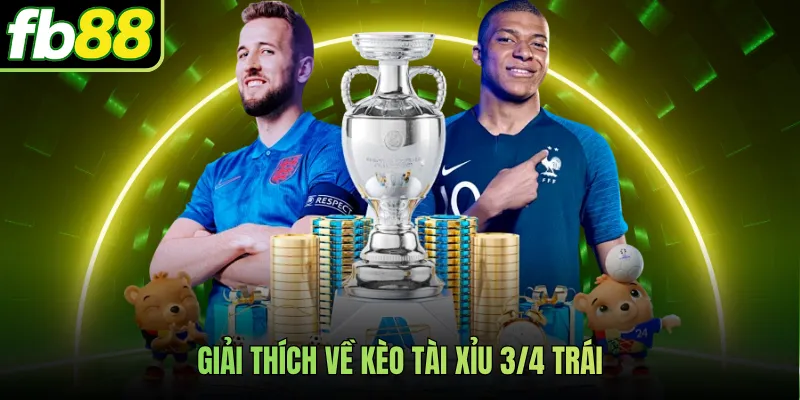 Giải thích về kèo tài xỉu 3/4 trái