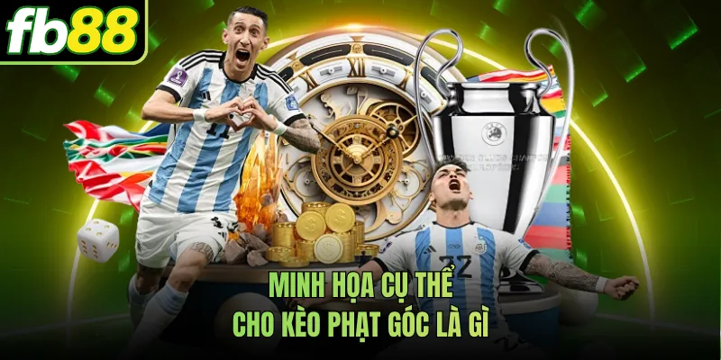 Minh họa cụ thể cho kèo phạt góc là gì