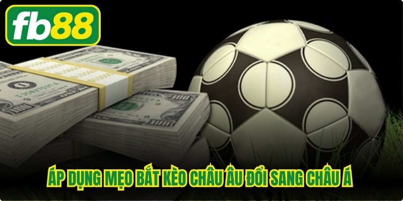 Áp dụng mẹo bắt kèo châu Âu đổi sang châu Á giúp chọn cửa đặt chính xác