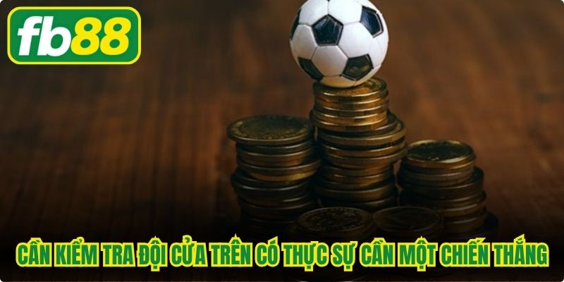 Bạn cần kiểm tra xem đội cửa trên có thực sự cần một chiến thắng