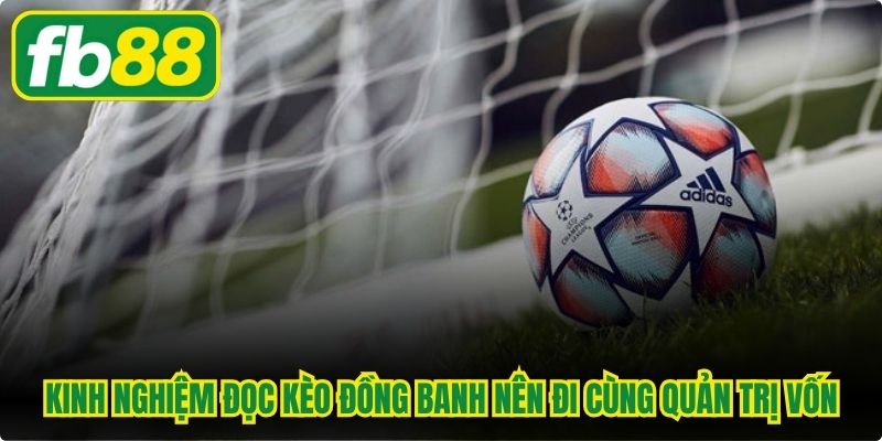 Kinh nghiệm đọc kèo đồng banh nên đi cùng quản trị vốn